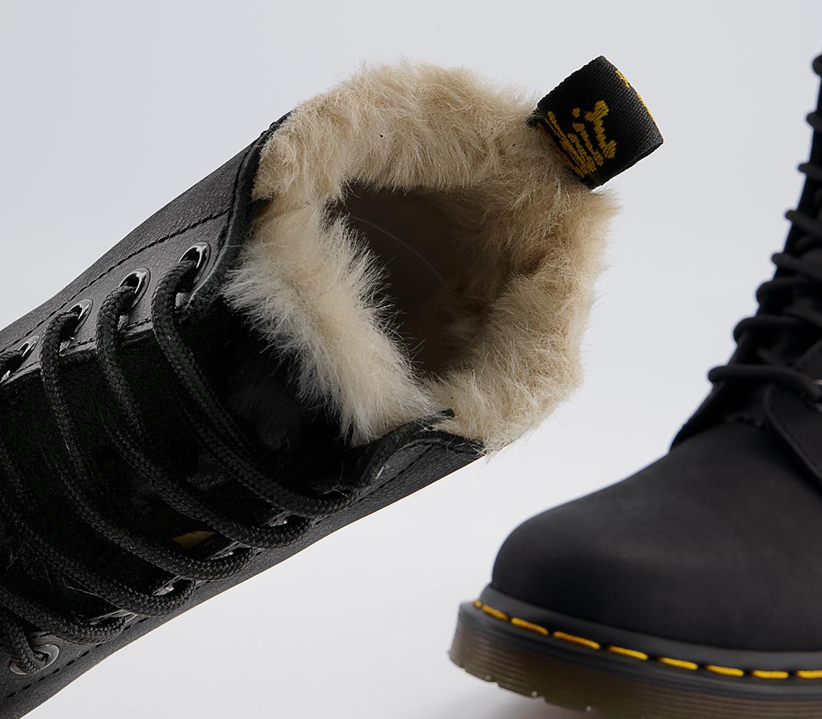 Dr. Martens Serena 8 Eyelet Boots Dr. Martens Serena 8 Eyelet Boots Black Leather
