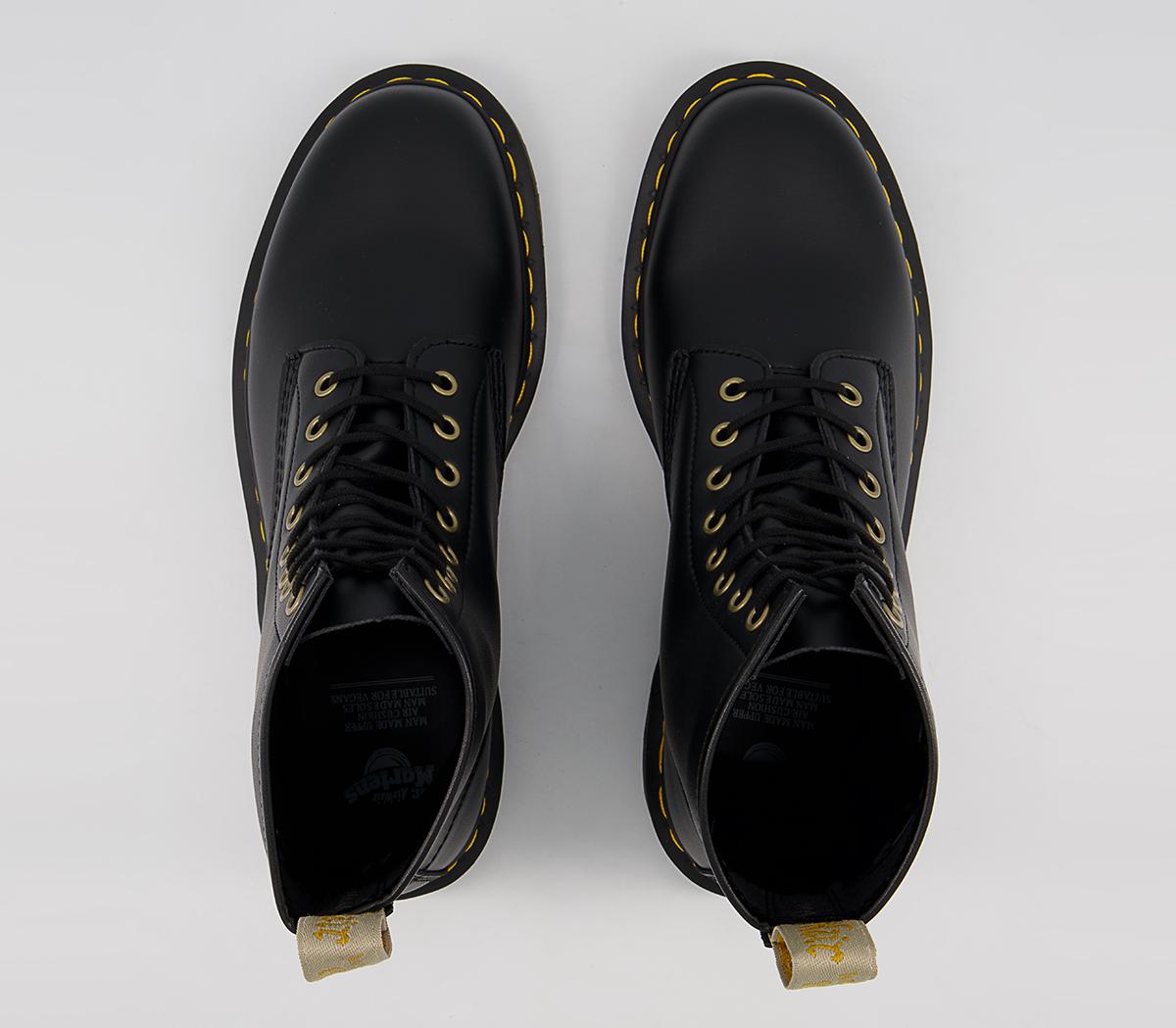 Dr. Martens Vegan 8 Eye Boots M Dr. Martens Vegan 8 Eye Boots M Black Pu