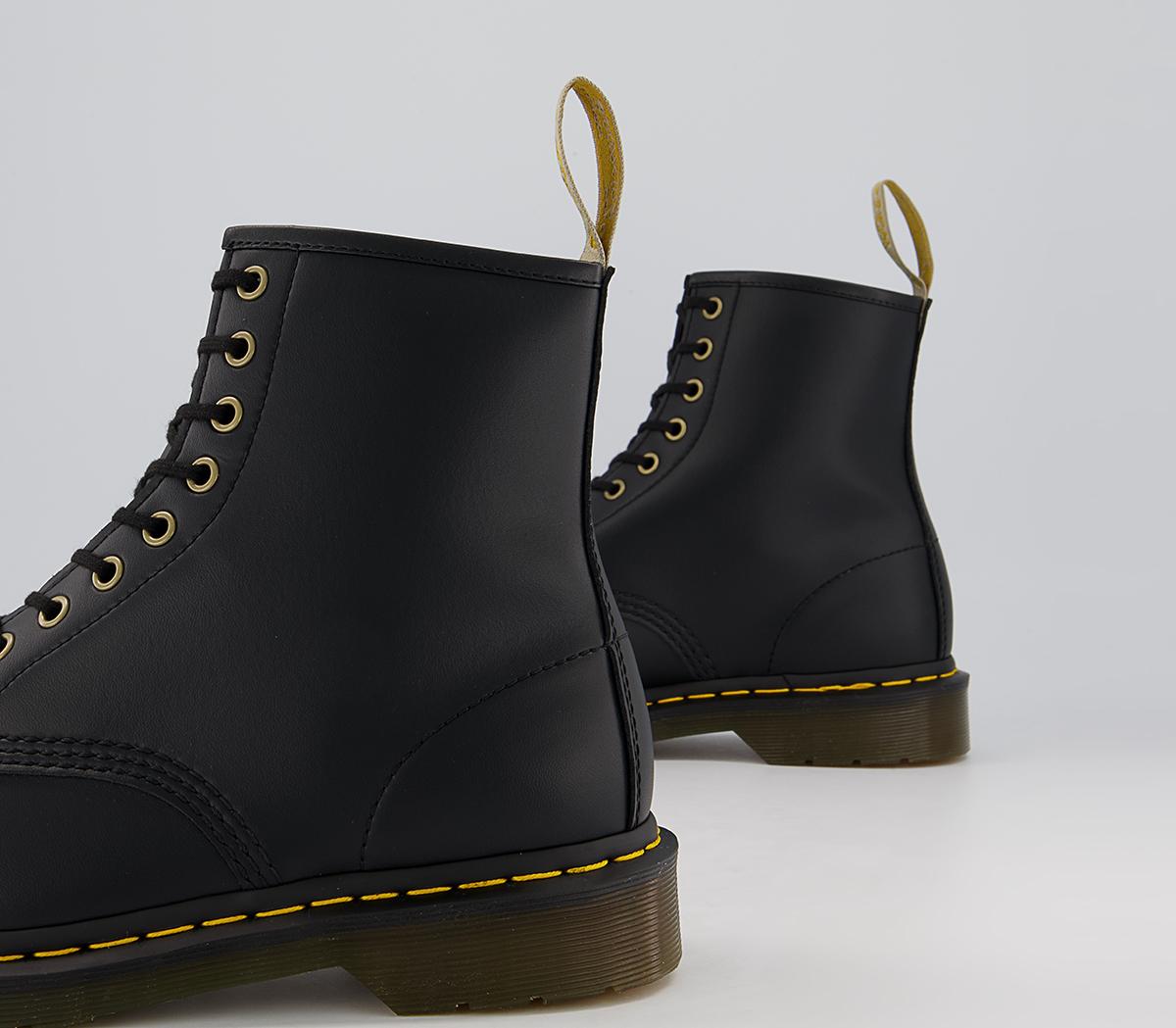 Dr. Martens Vegan 8 Eye Boots M Dr. Martens Vegan 8 Eye Boots M Black Pu