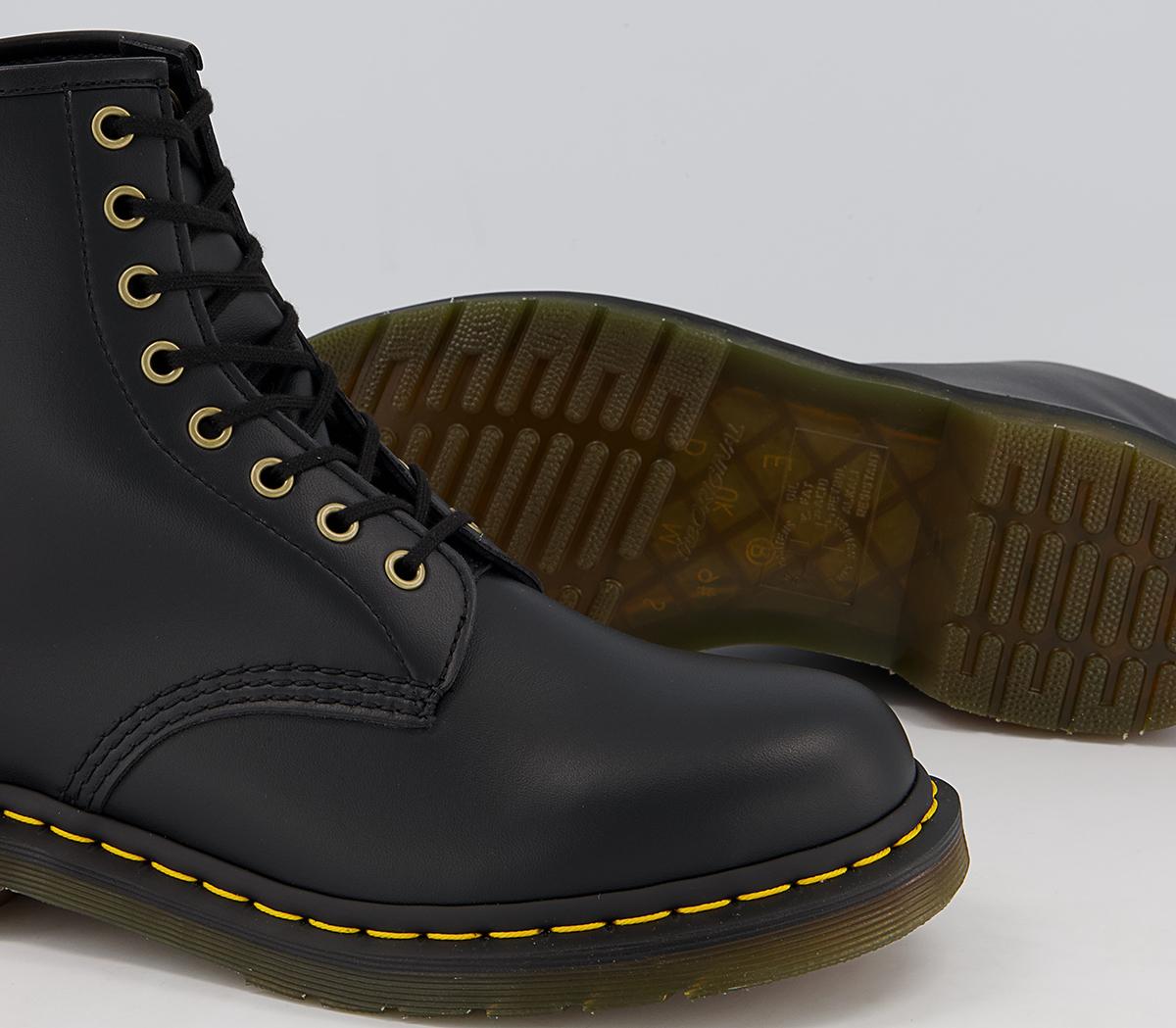 Dr. Martens Vegan 8 Eye Boots M Dr. Martens Vegan 8 Eye Boots M Black Pu