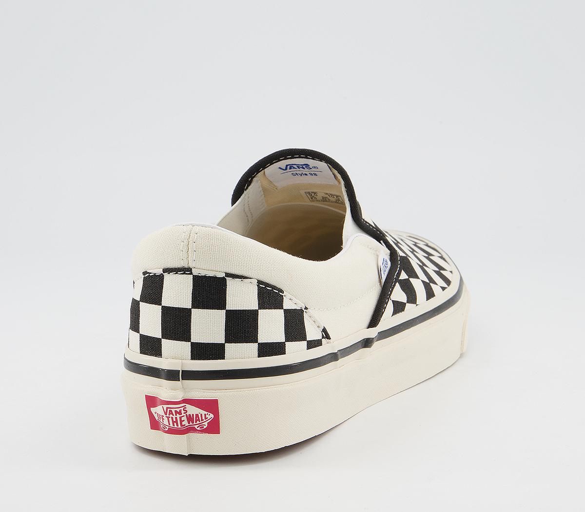 Vans Anaheim Classic Slip On 98 Dx Vans Anaheim Classic Slip On 98 Dx White Black Checkboard