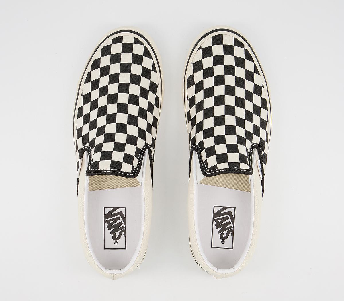 Vans Anaheim Classic Slip On 98 Dx Vans Anaheim Classic Slip On 98 Dx White Black Checkboard