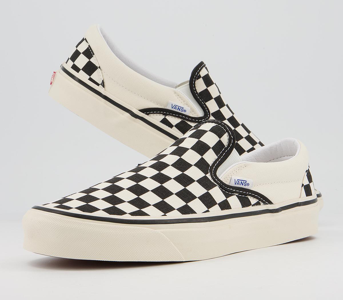 Vans Anaheim Classic Slip On 98 Dx Vans Anaheim Classic Slip On 98 Dx White Black Checkboard