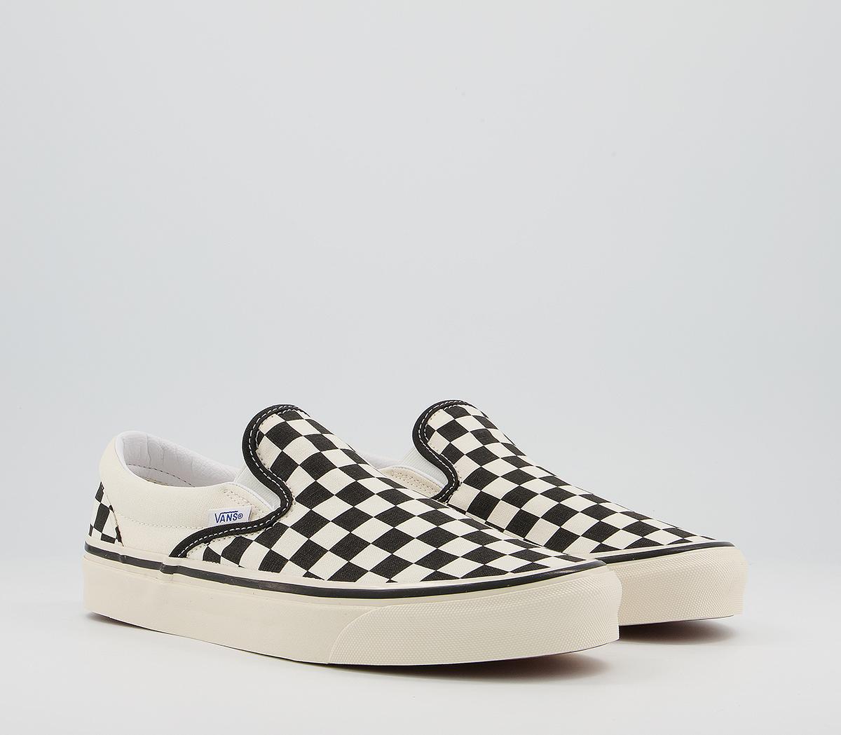 Vans Anaheim Classic Slip On 98 Dx Vans Anaheim Classic Slip On 98 Dx White Black Checkboard