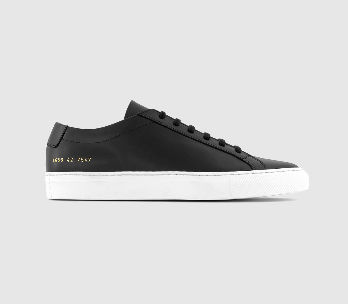 Common Projects Achilles Low Trainers Black White Leather - Women's ...