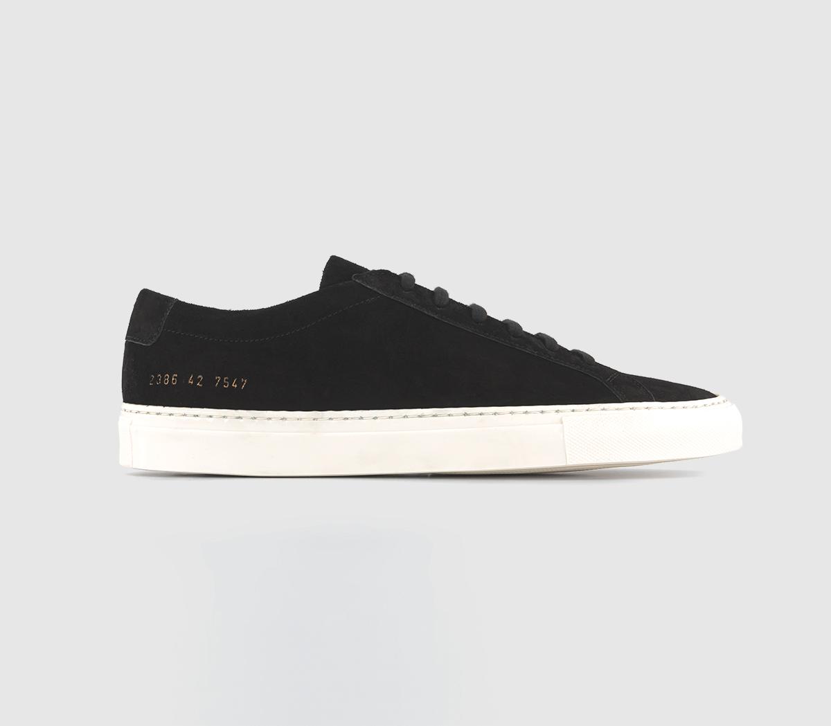 Common ProjectsAchilles Low Trainers Black Waxed Suede