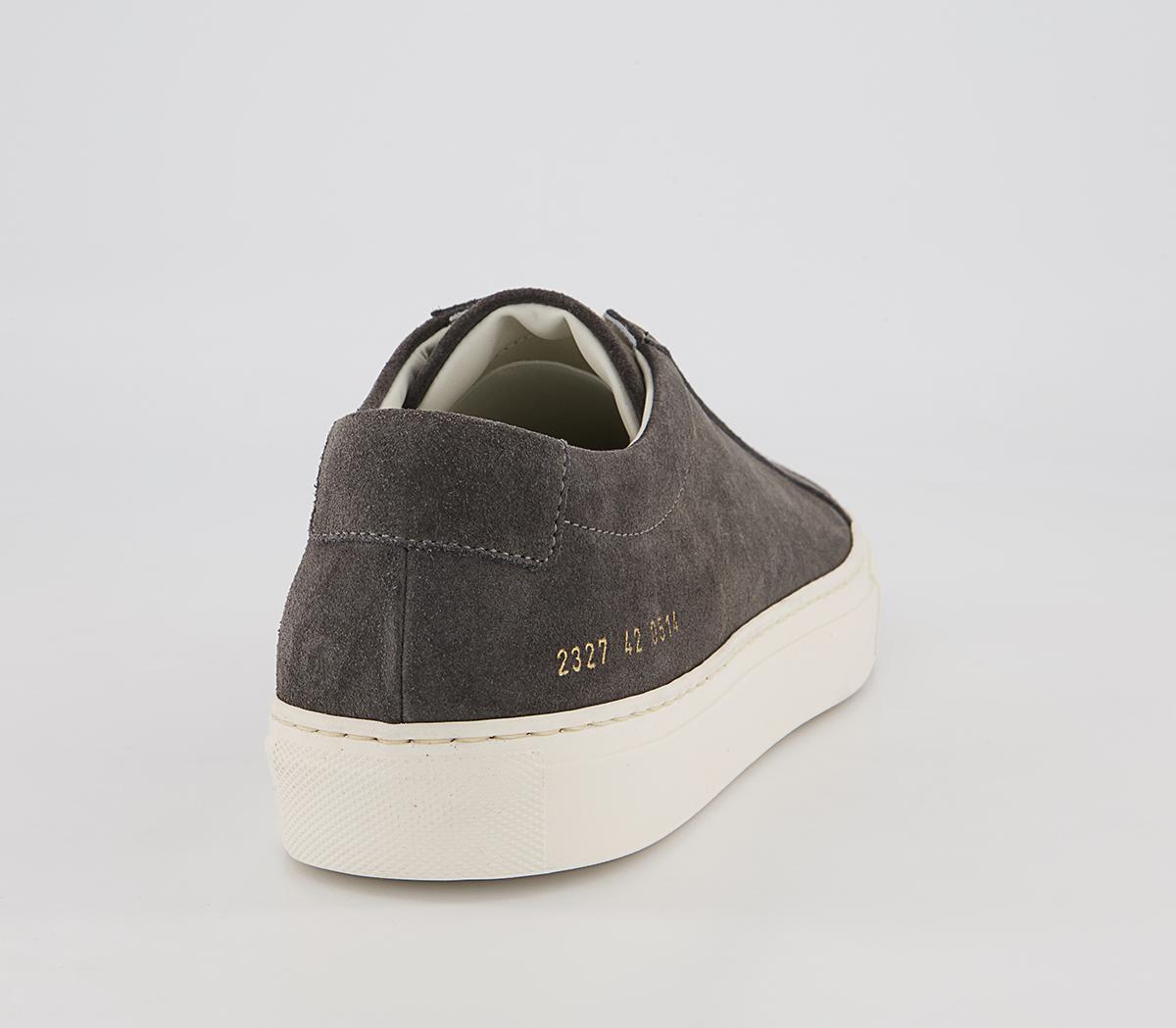Common Projects Achilles Low Trainers M Common Projects Achilles Low Trainers M Washed Black Black Suede
