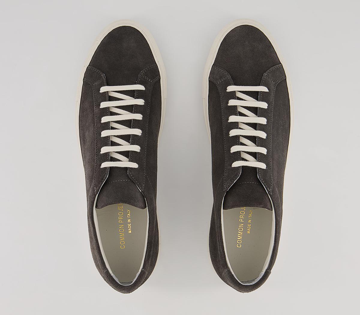 Common Projects Achilles Low Trainers M Common Projects Achilles Low Trainers M Washed Black Black Suede