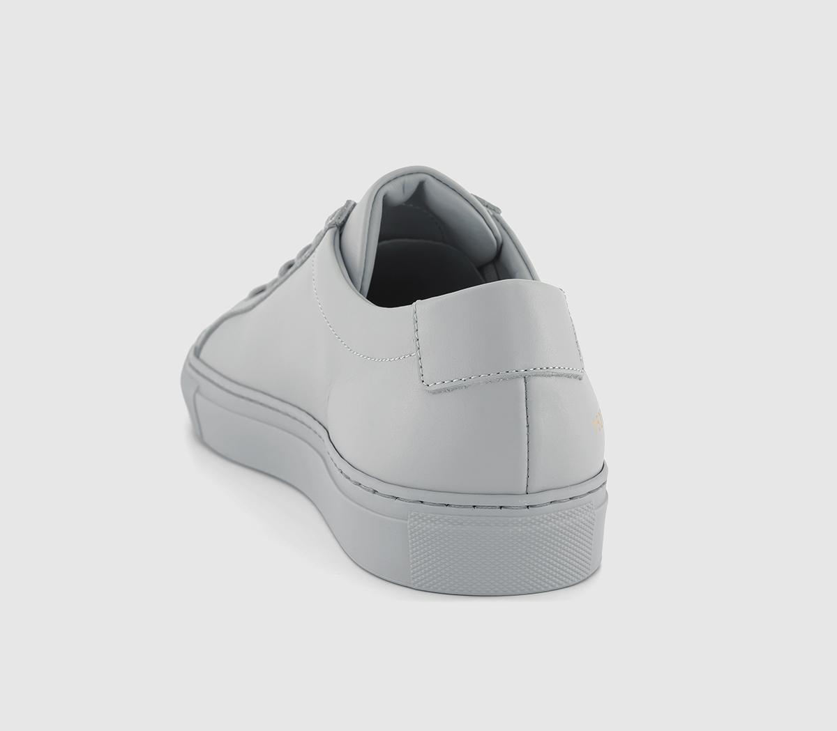 Common Projects Achilles Low Trainers Common Projects Achilles Low Trainers Light Grey Mono