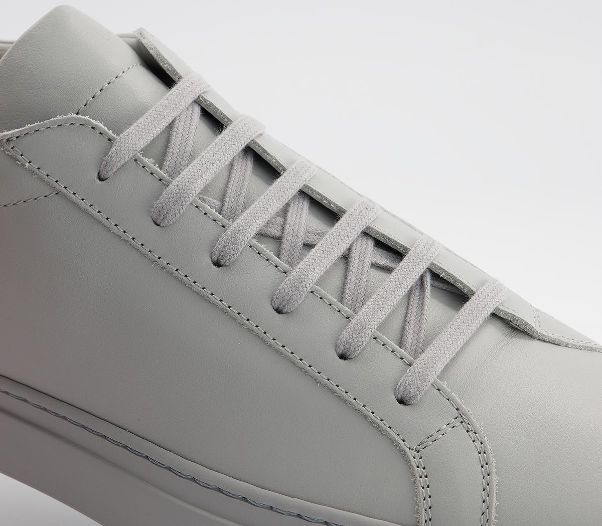 Common Projects Achilles Low Trainers Common Projects Achilles Low Trainers Light Grey Mono