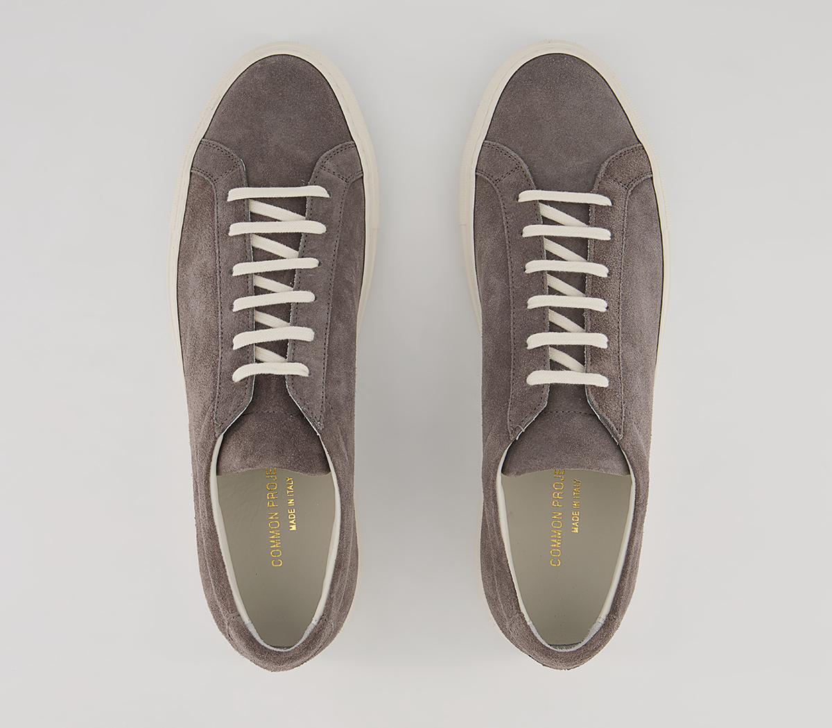 Common Projects Achilles Low Trainers M Common Projects Achilles Low Trainers M Dark Grey Grey Suede