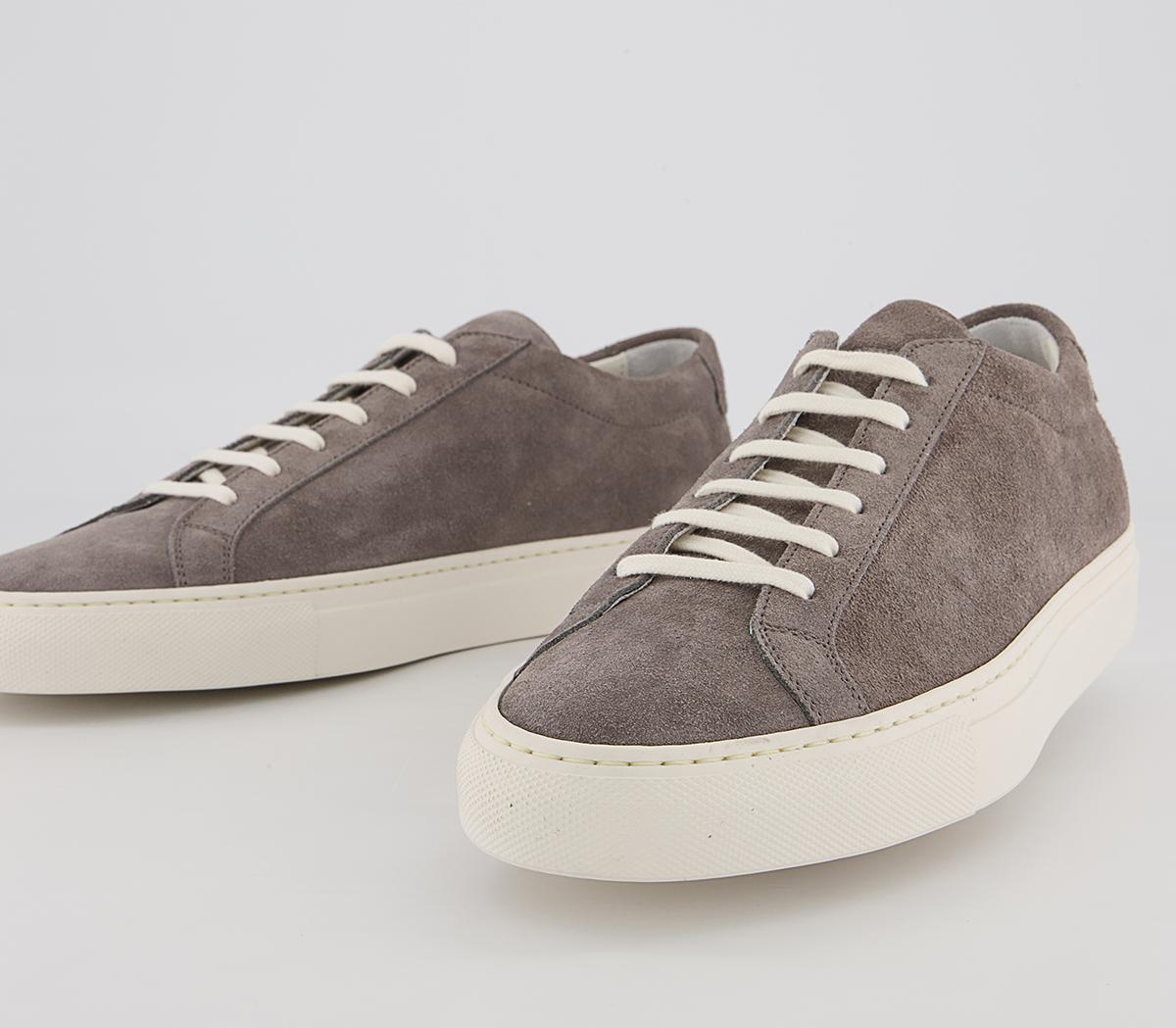Common Projects Achilles Low Trainers M Common Projects Achilles Low Trainers M Dark Grey Grey Suede