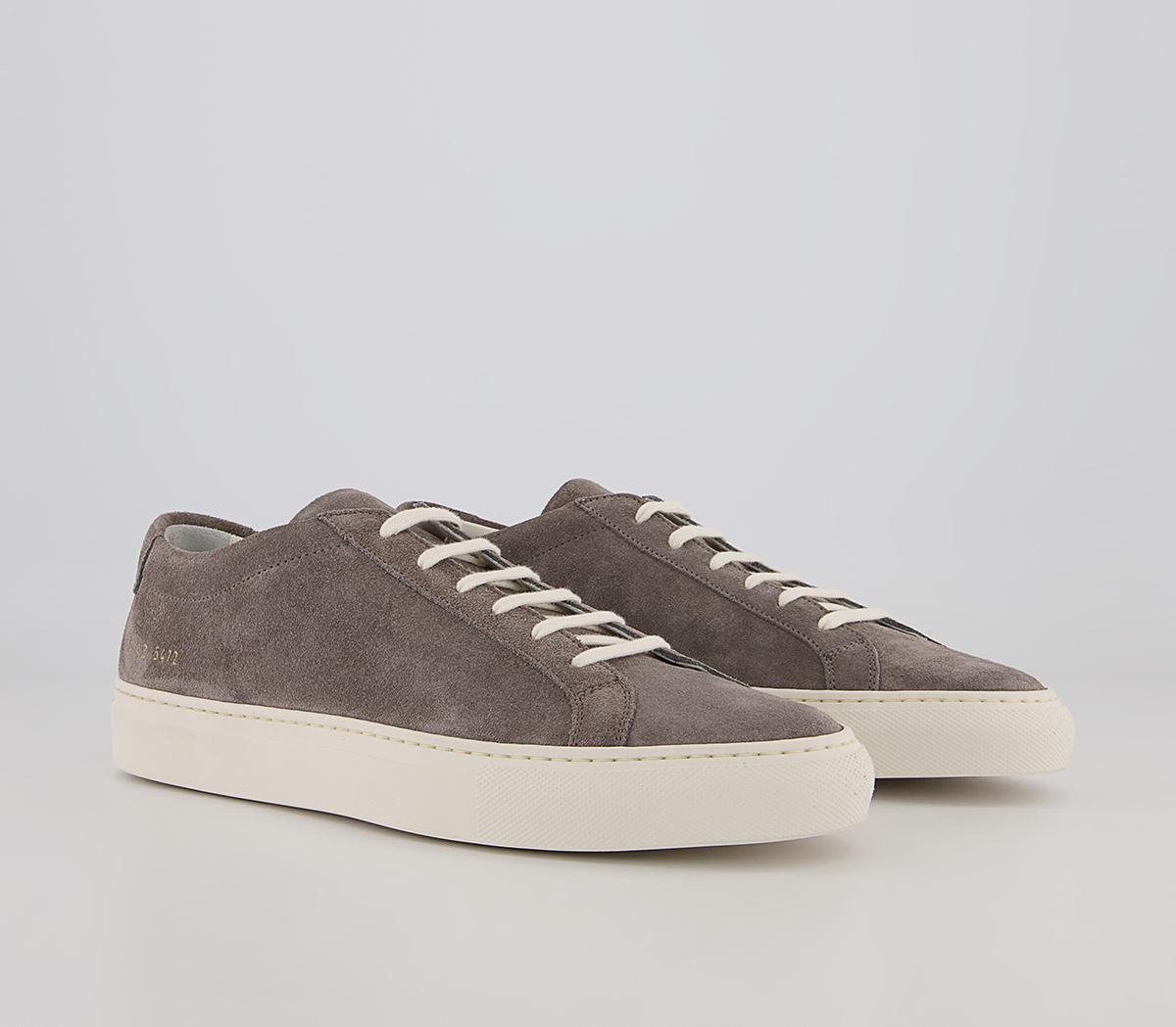 Common Projects Achilles Low Trainers M Common Projects Achilles Low Trainers M Dark Grey Grey Suede