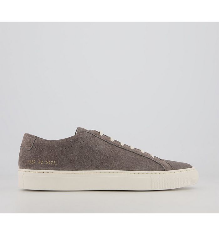 Common Projects Achilles Low Trainers M Dark Grey Grey Leather
