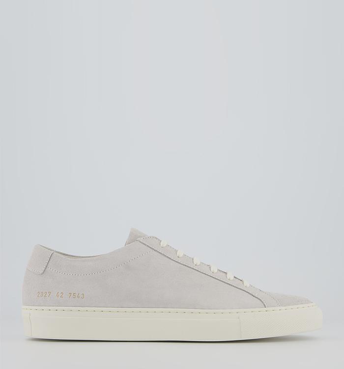 Common Projects Achilles Low Trainers Grey Grey Suede