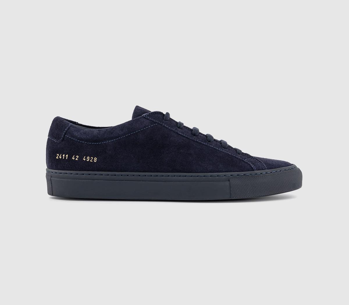 Common projects achilles discount low navy suede