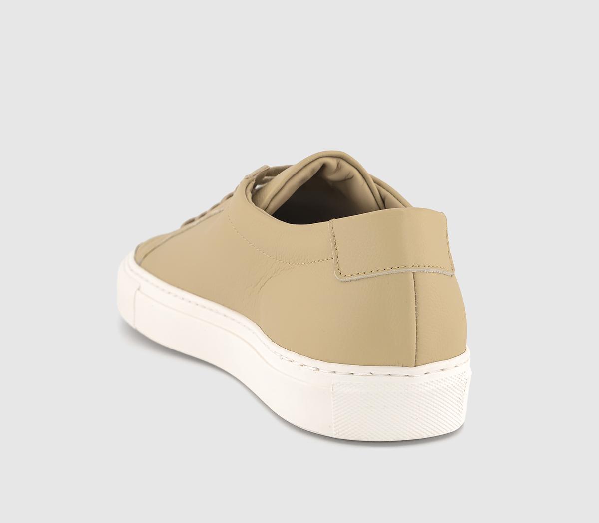 Common ProjectsAchilles Low TrainersTan Leather Contrast Sole