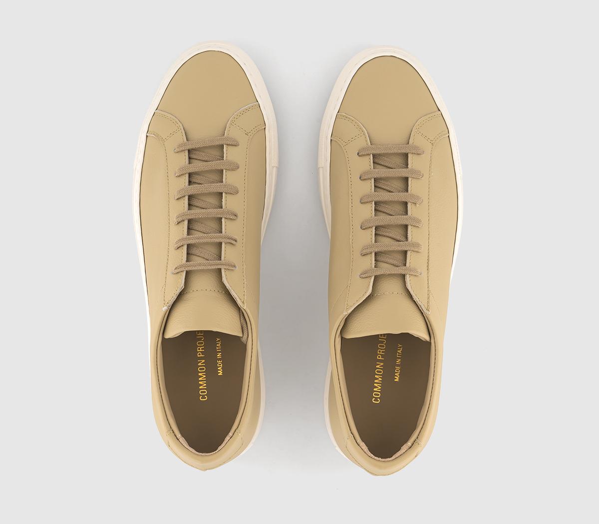 Common ProjectsAchilles Low TrainersTan Leather Contrast Sole