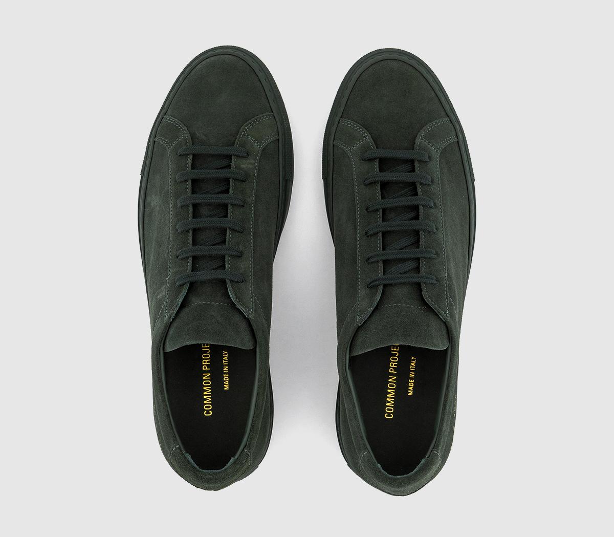 Common ProjectsAchilles Low TrainersForest Green Suede