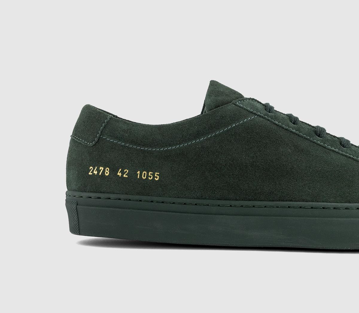Common ProjectsAchilles Low TrainersForest Green Suede