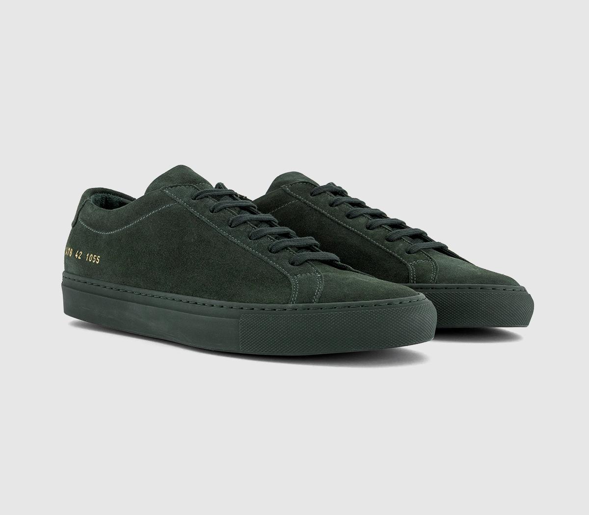 Common ProjectsAchilles Low TrainersForest Green Suede