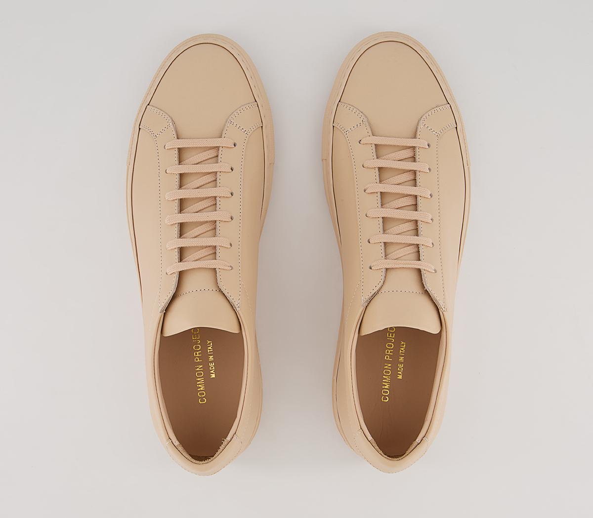 Common Projects Achilles Low Trainers M Common Projects Achilles Low Trainers M Nude Mono Leather