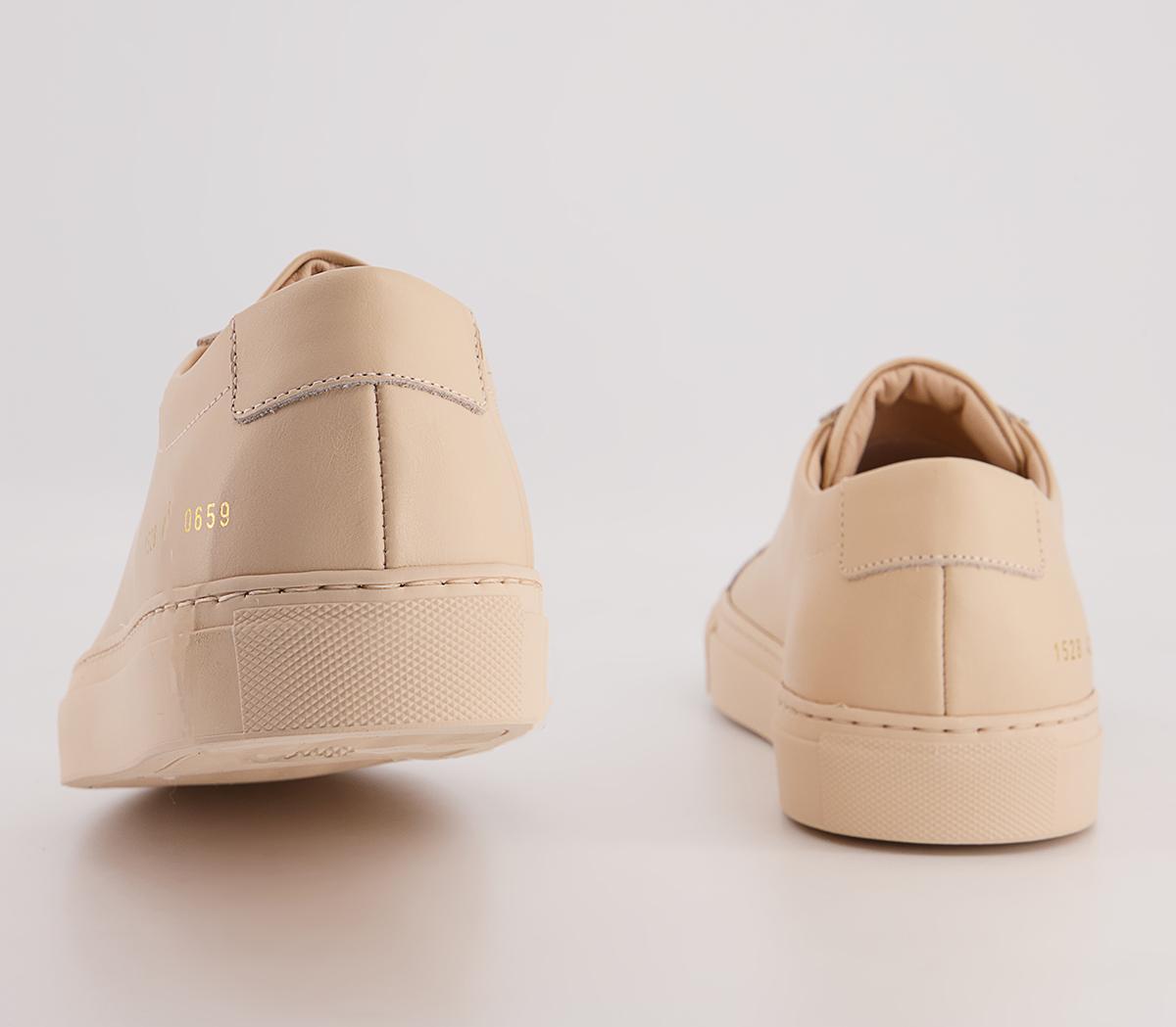 Common Projects Achilles Low Trainers M Common Projects Achilles Low Trainers M Nude Mono Leather
