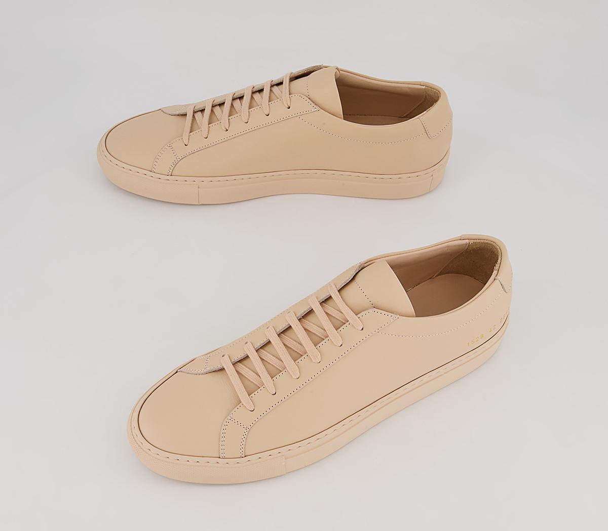 Common Projects Achilles Low Trainers M Common Projects Achilles Low Trainers M Nude Mono Leather