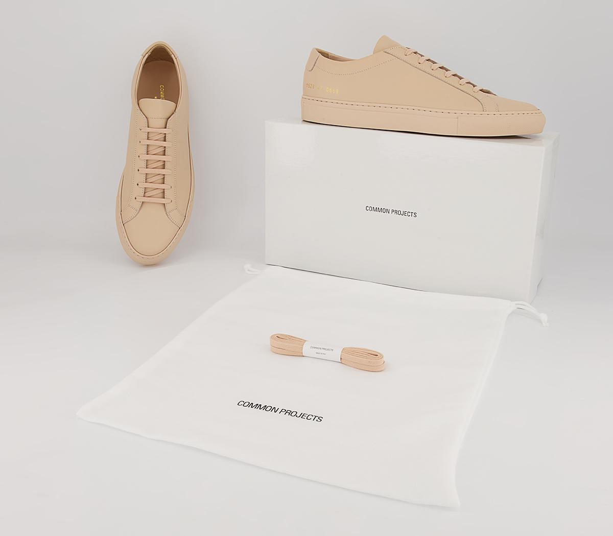 Common Projects Achilles Low Trainers M Common Projects Achilles Low Trainers M Nude Mono Leather