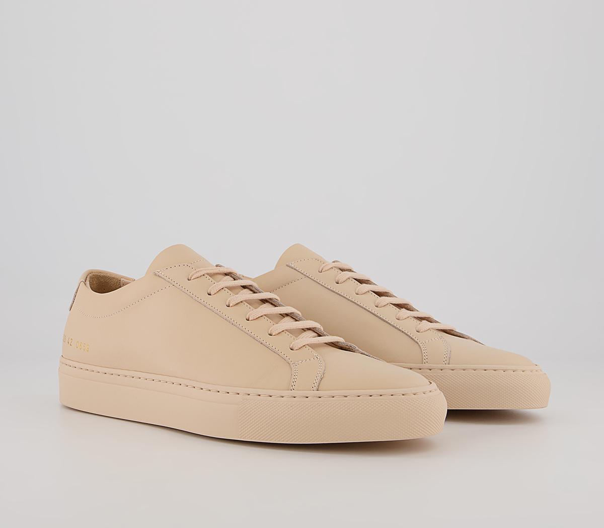 Common Projects Achilles Low Trainers M Common Projects Achilles Low Trainers M Nude Mono Leather