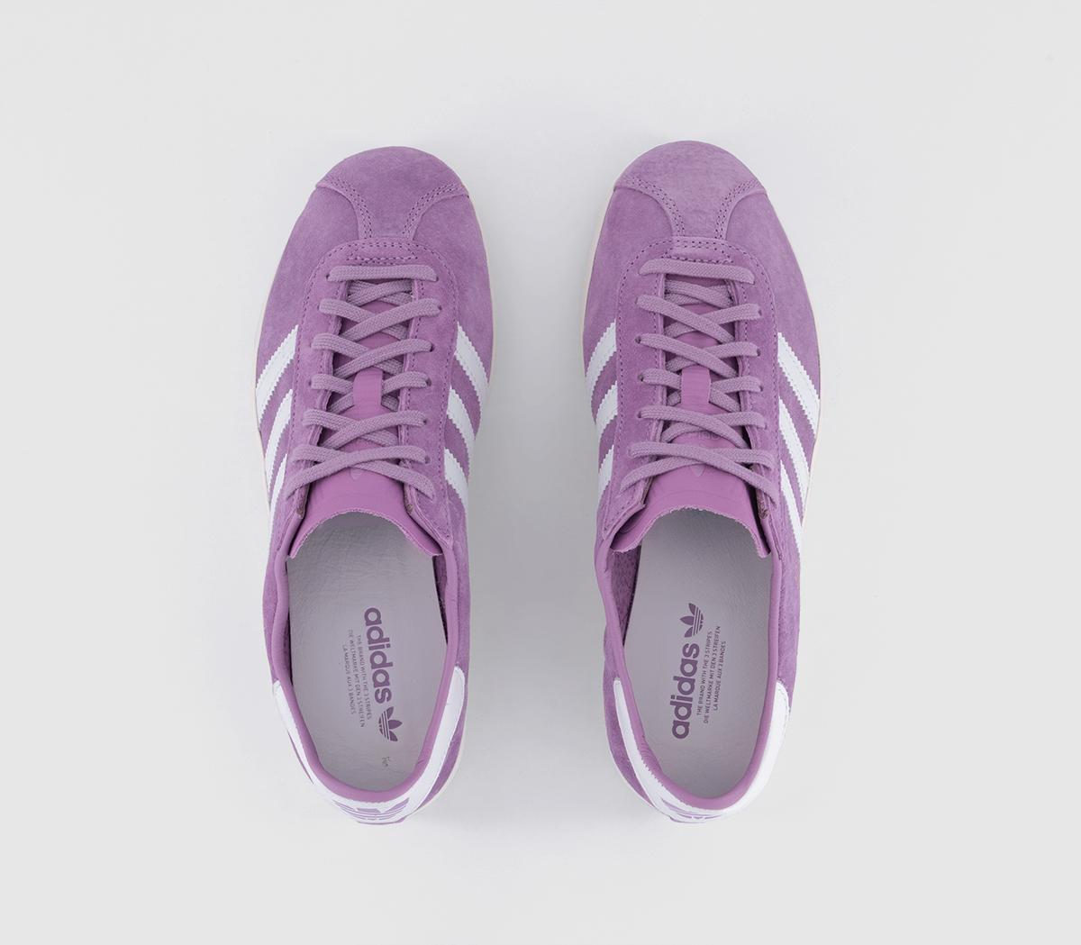 adidasGazelle Decon TrainersPreloved Purple White Gold Metallic