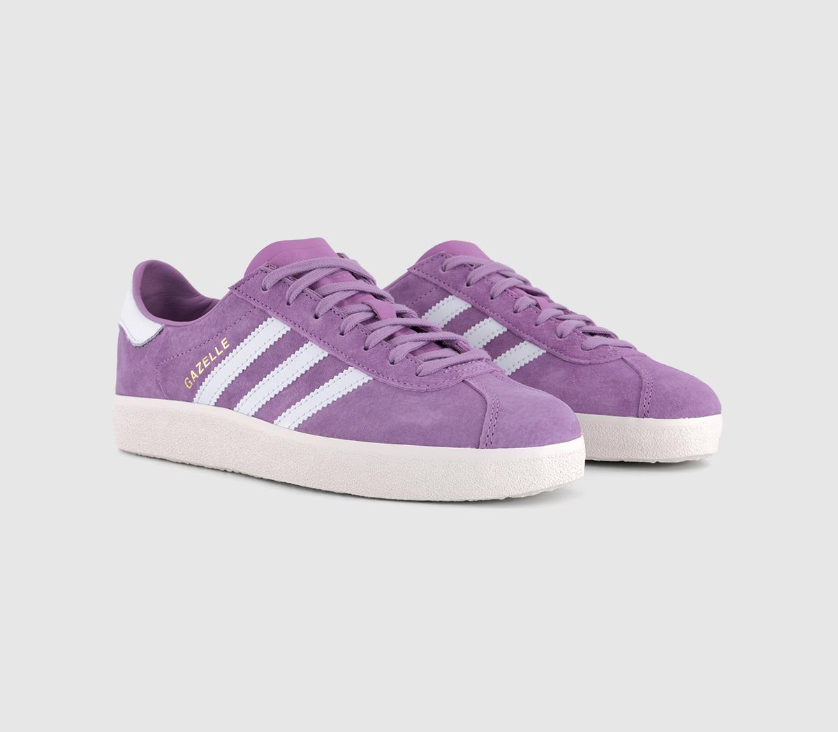 adidasGazelle Decon TrainersPreloved Purple White Gold Metallic