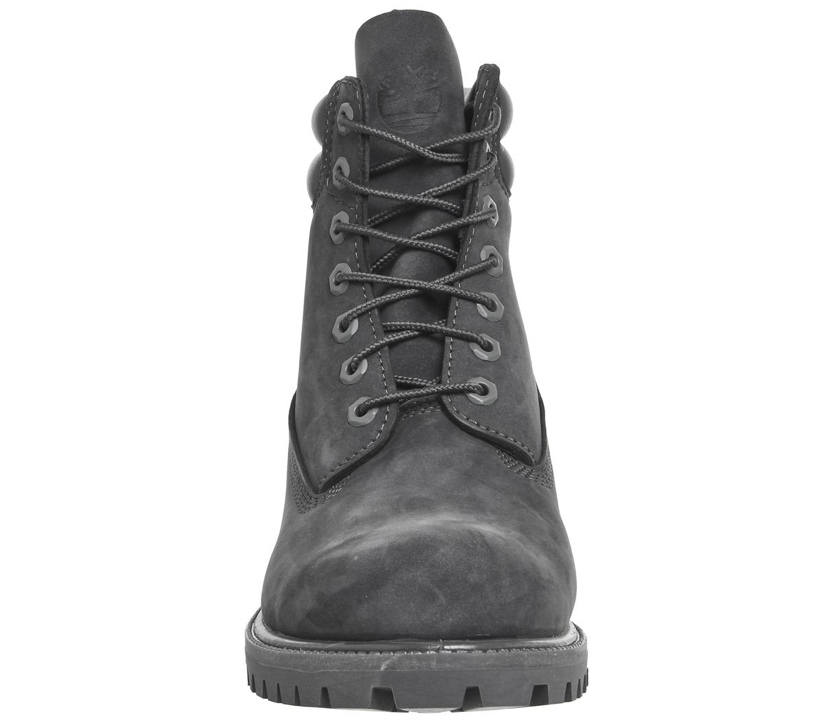 Timberland 6 Inch Double Collar Boots Timberland 6 Inch Double Collar Boots Dark Grey
