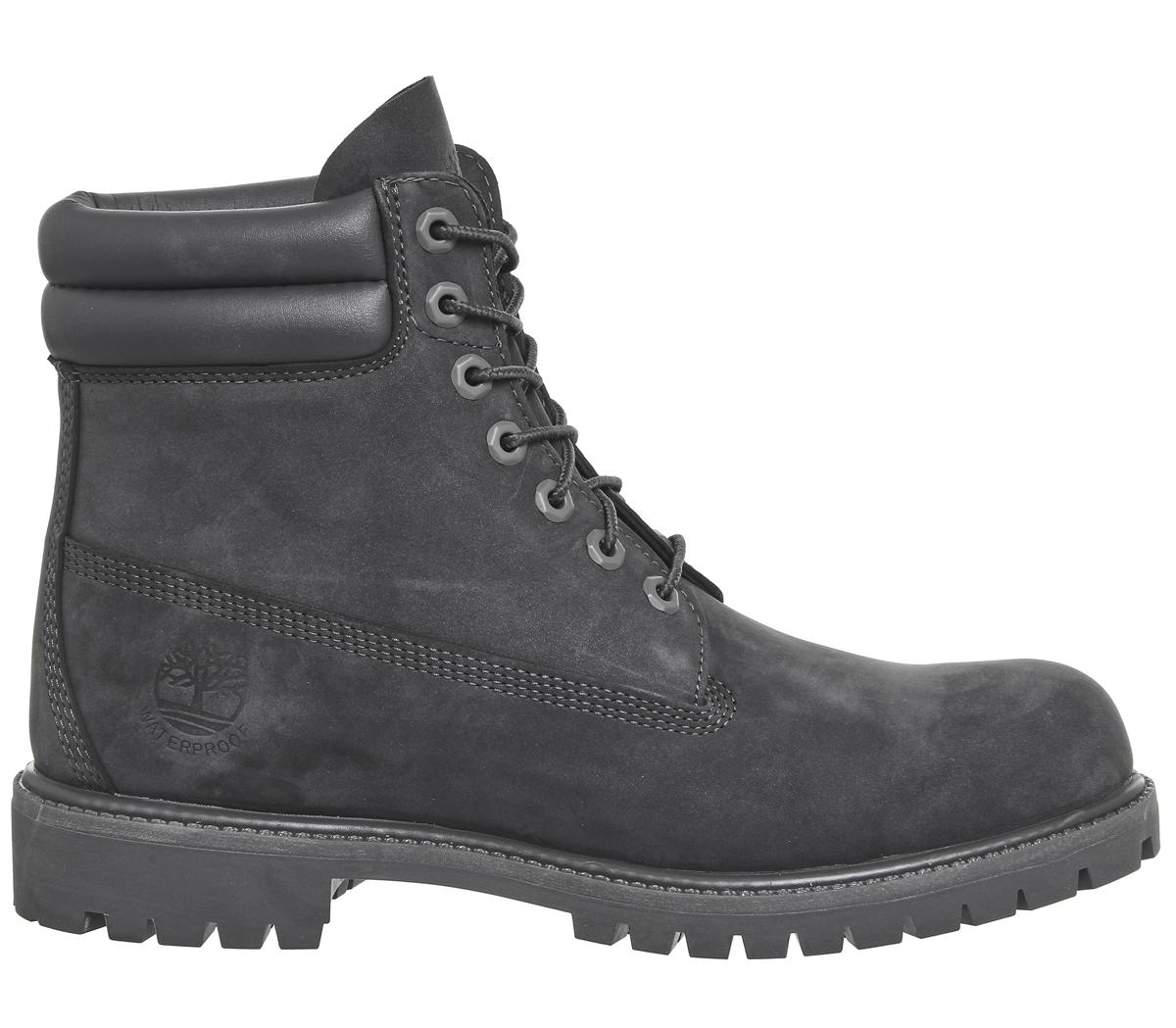 Timberland 6 Inch Double Collar Boots Timberland 6 Inch Double Collar Boots Dark Grey
