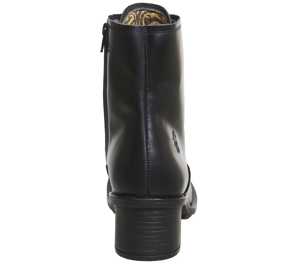 Fly London Carm Lace Boots Fly London Carm Lace Boots Black Rug