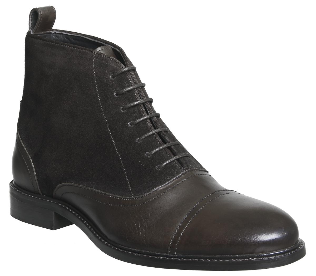 Ask the MissusGather Oxford Toecap BootsChoc Leathersuede