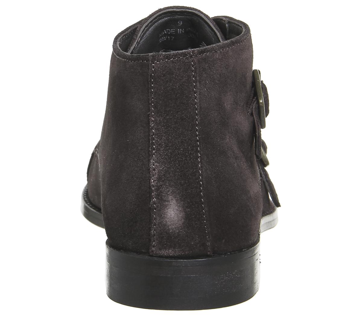 Ask the MissusGuy Monk BootsChocolate Suede