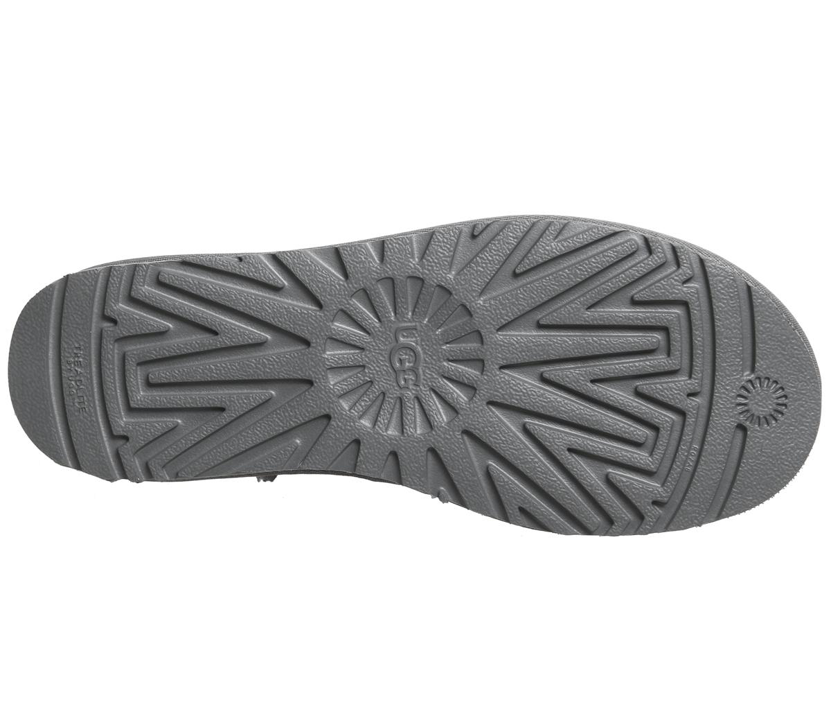 UGG Classic Mini Metallic II Exclusive UGG Classic Mini Metallic II Exclusive Grey Suede Smu
