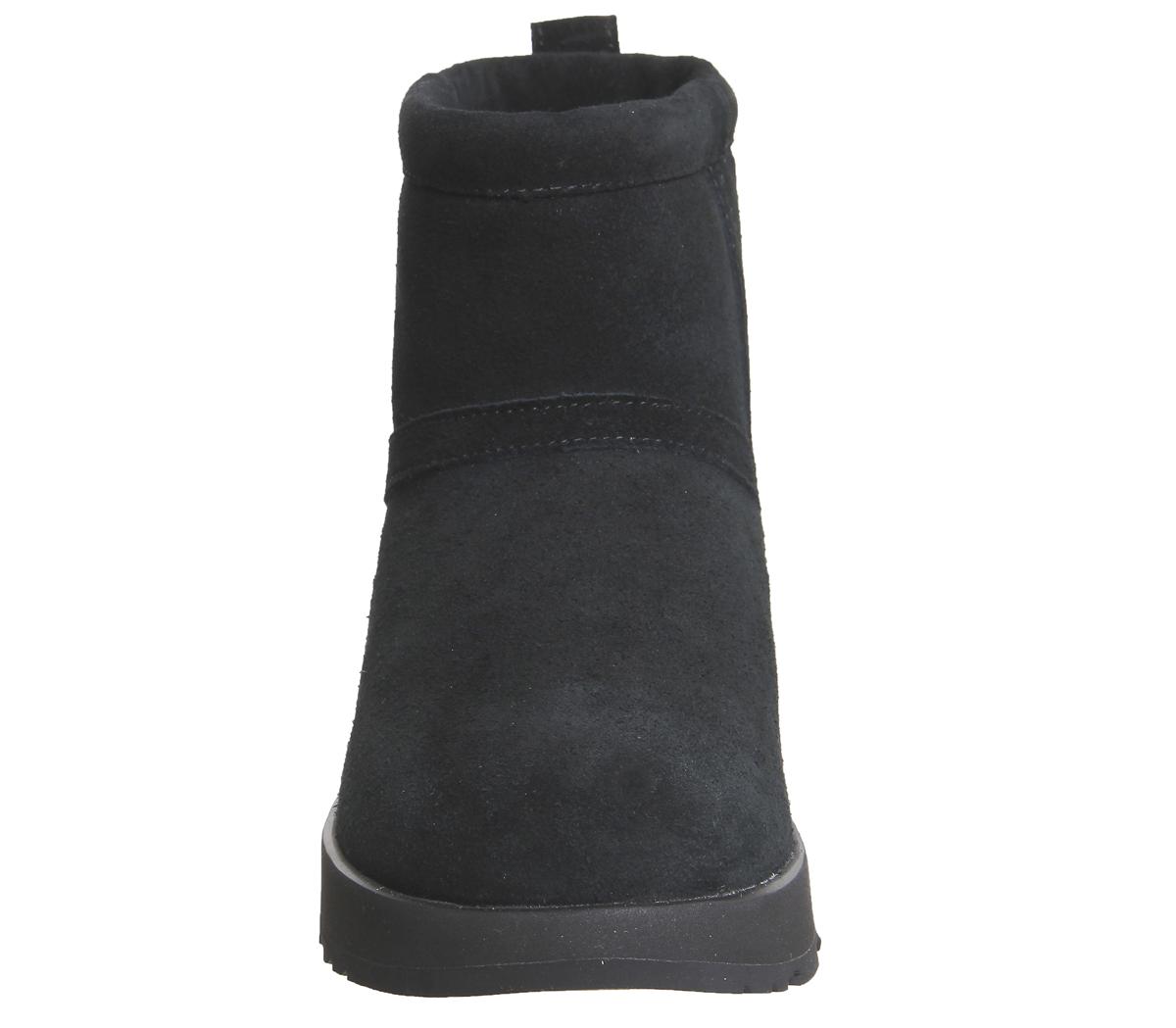 UGGClassic Mini Waterproof BootsBlack Suede