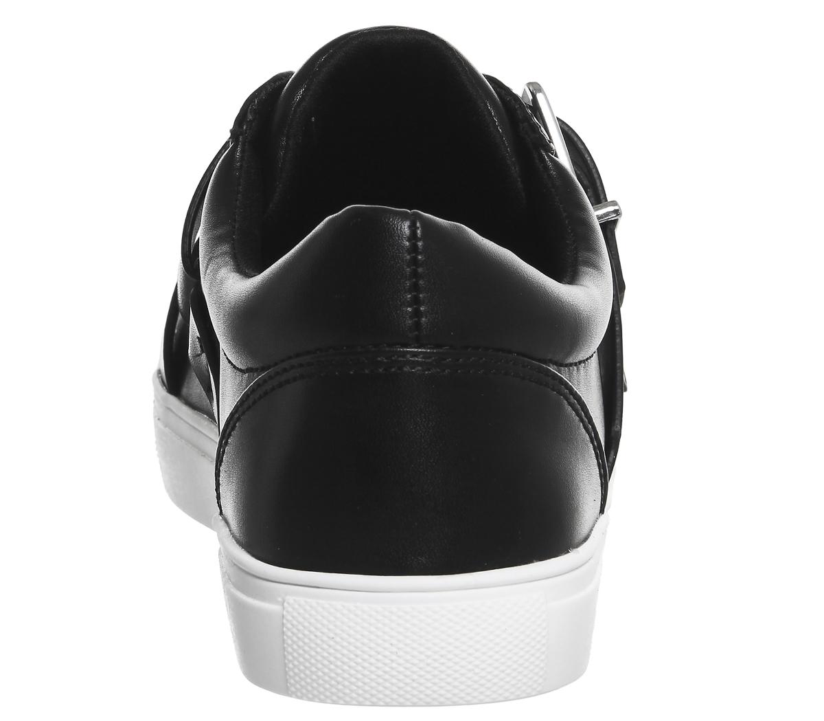 OFFICEFinn Strappy Buckle TrainerBlack