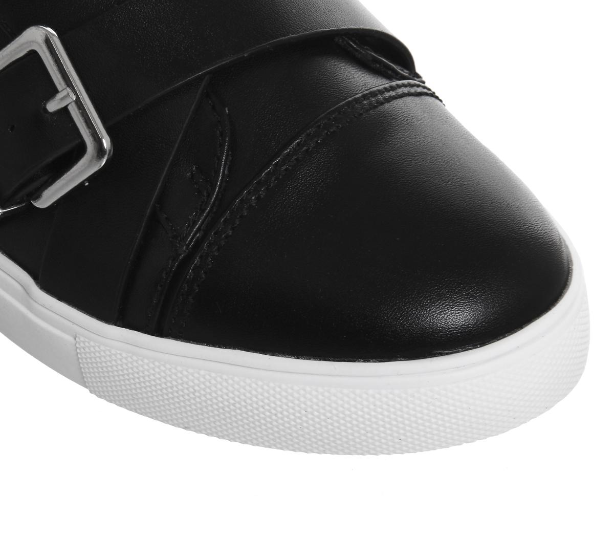 OFFICEFinn Strappy Buckle TrainerBlack