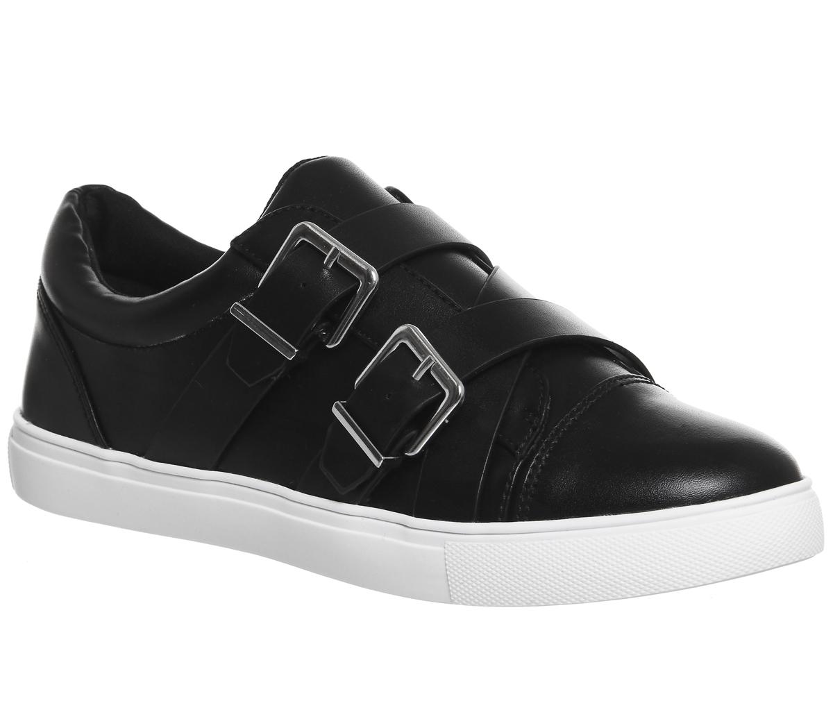 OFFICEFinn Strappy Buckle TrainerBlack