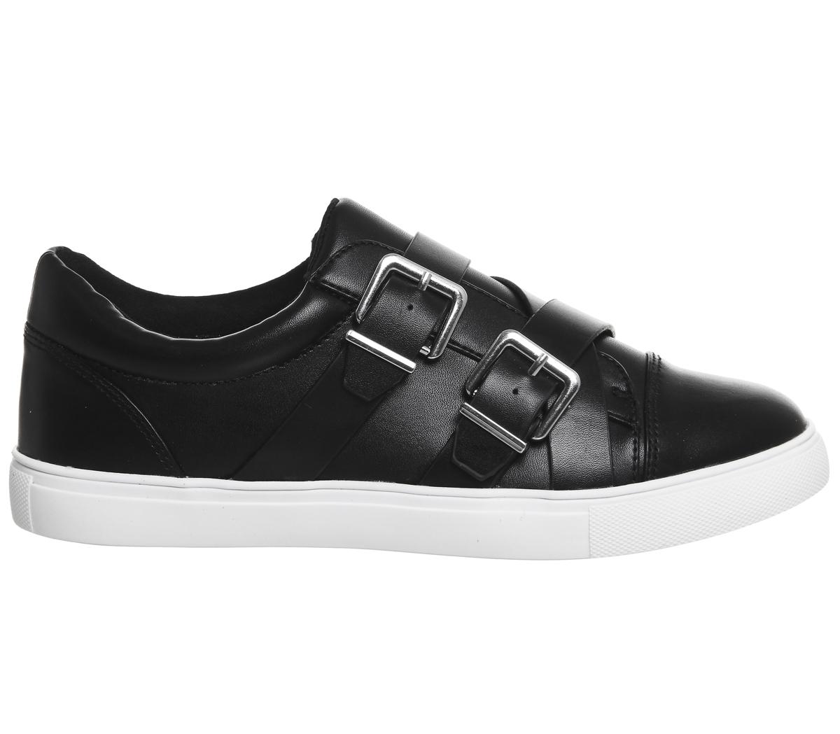 OFFICEFinn Strappy Buckle TrainerBlack