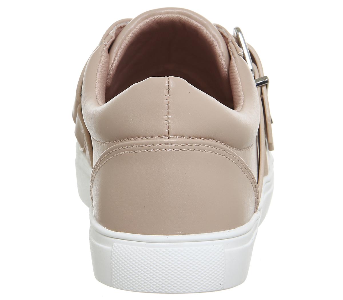 OFFICEFinn Strappy Buckle TrainerBeige