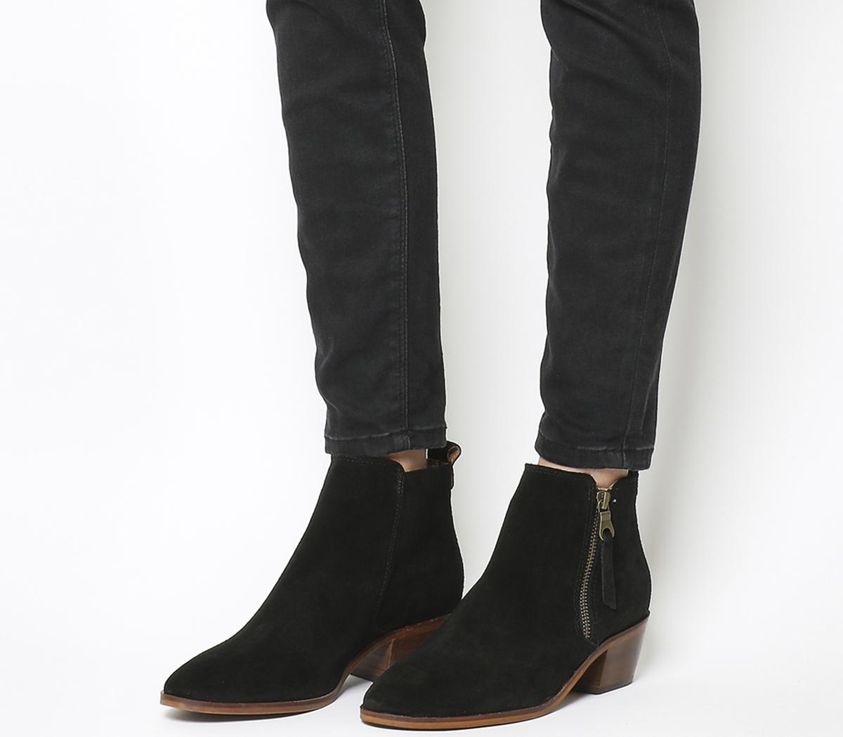 Low cut hot sale suede ankle boots