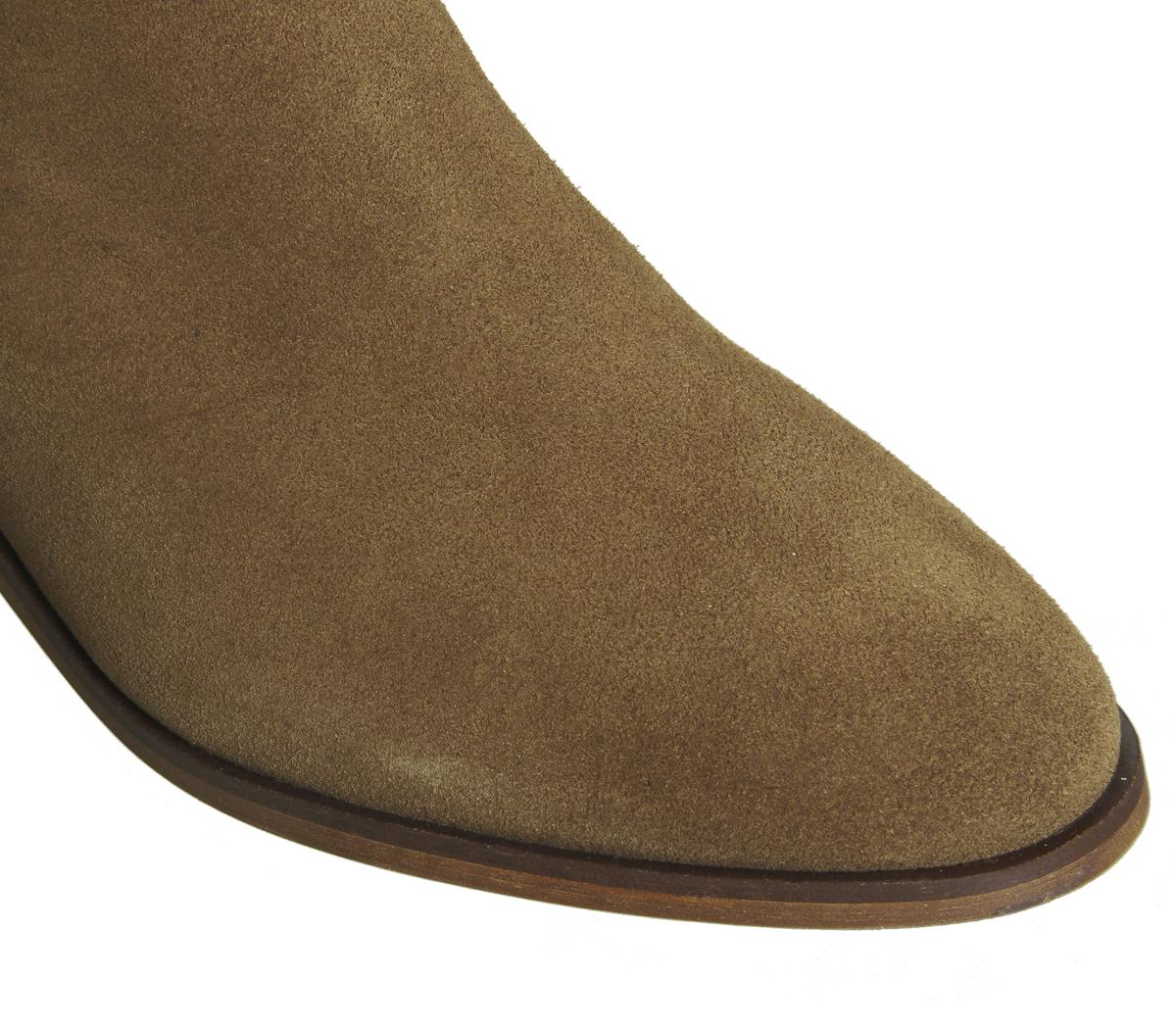 OFFICEAnnex- Low Cut Side Zip BootTan Suede