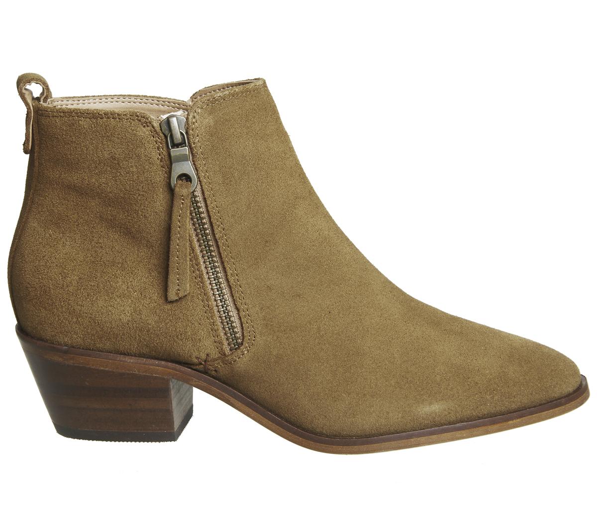OFFICEAnnex- Low Cut Side Zip BootTan Suede