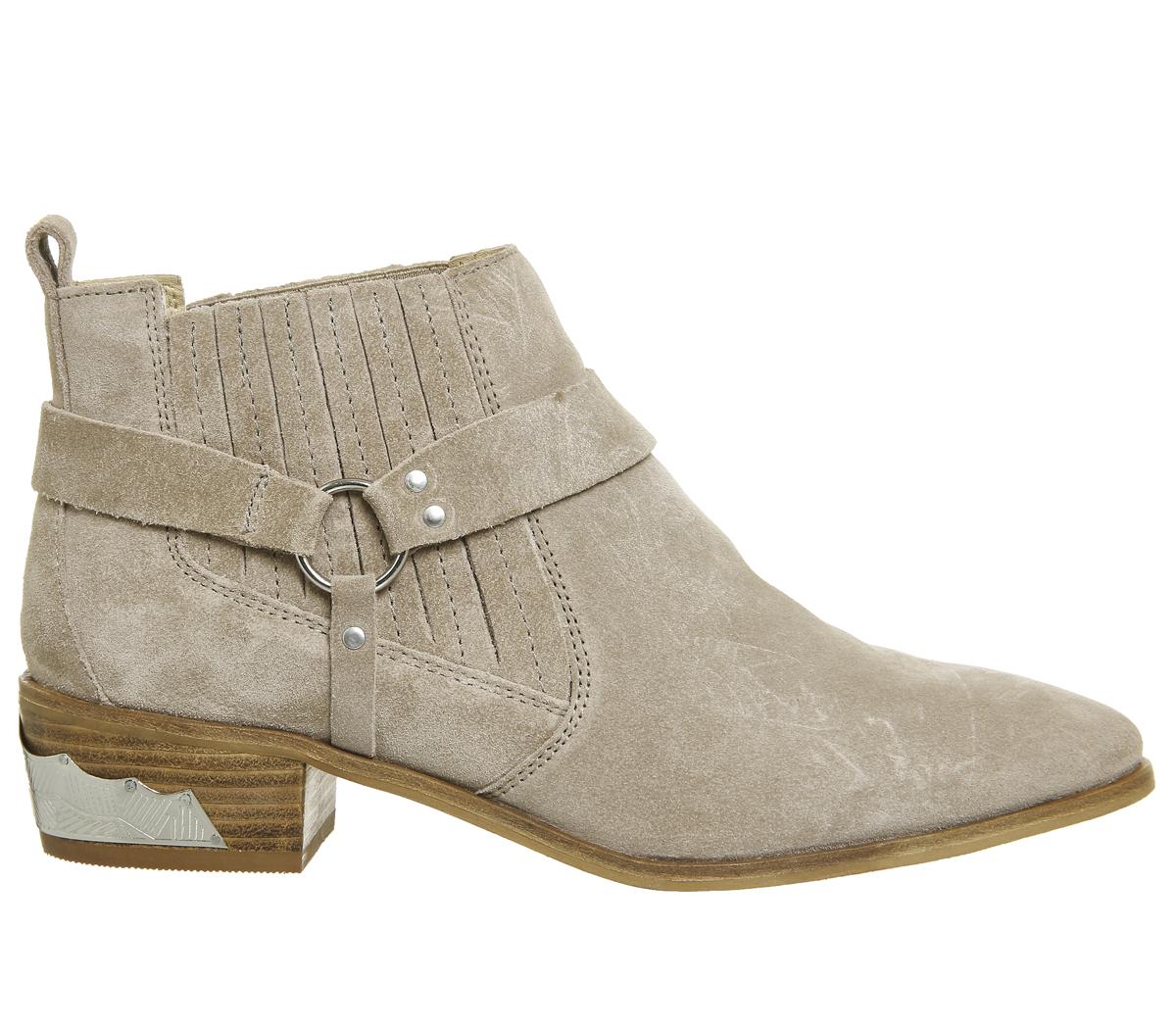 OFFICEAtlas- Stirrup Western ChelseaTaupe Suede