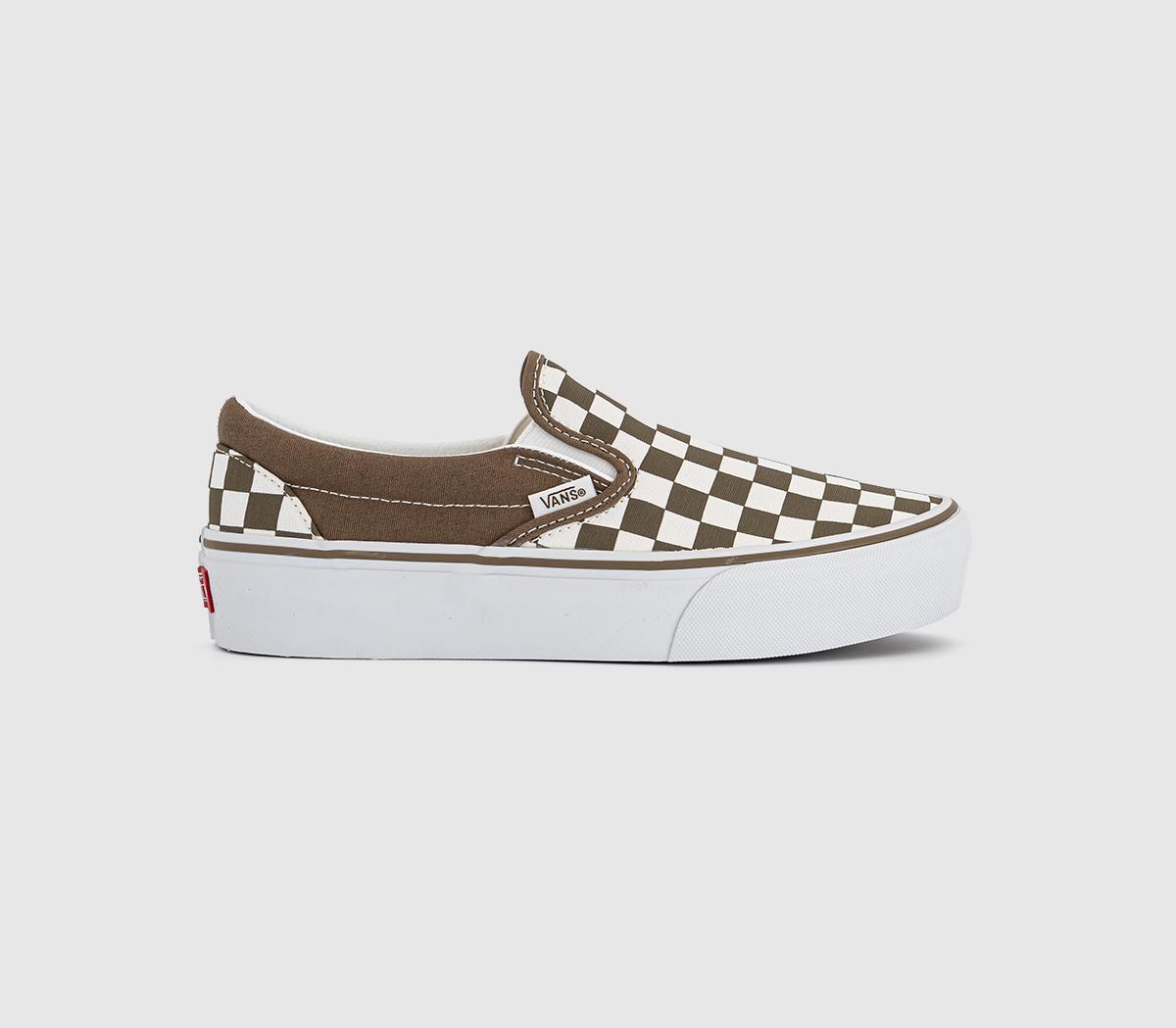 Platform vans checkered best sale