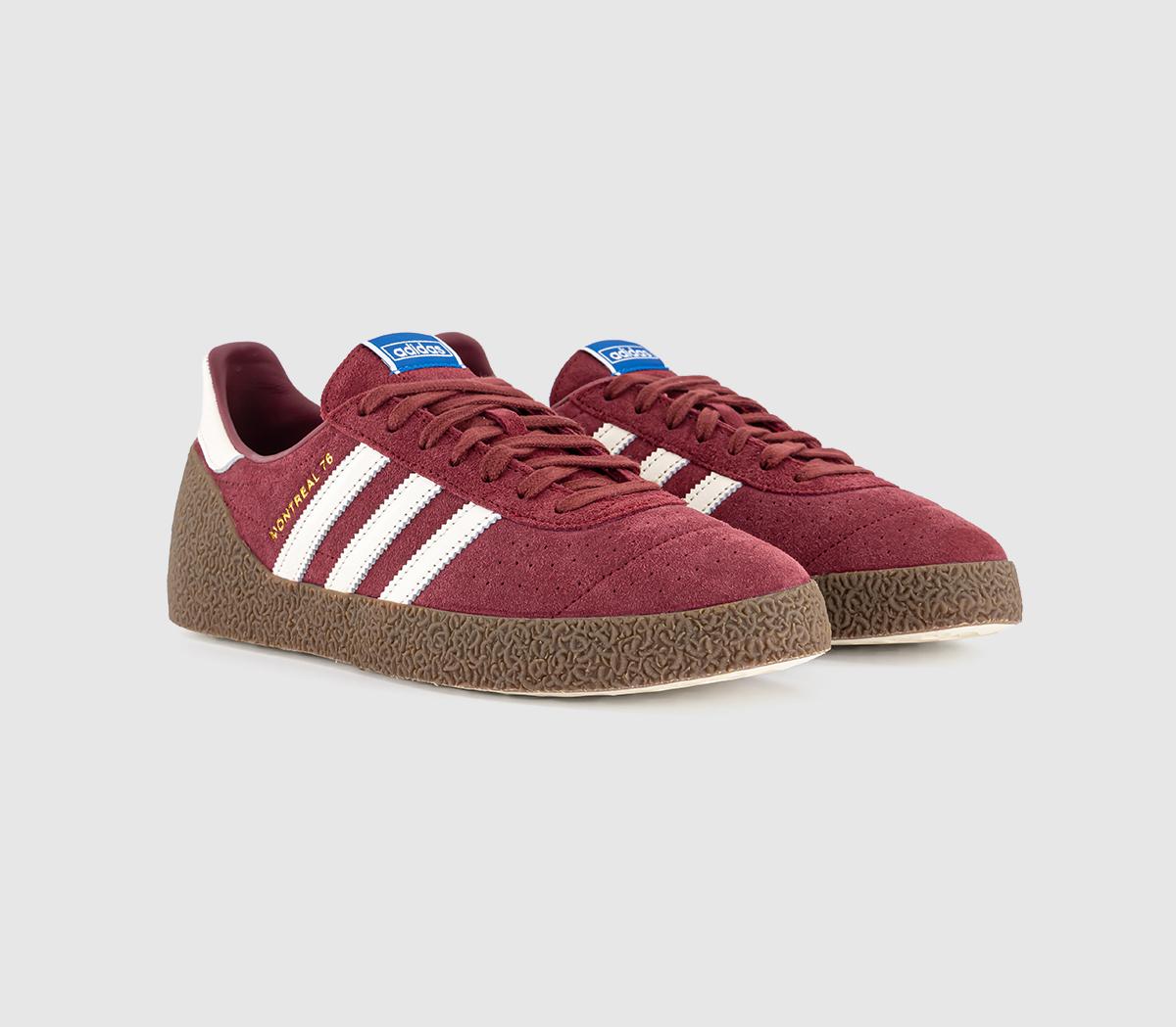 adidasMontreal 76 TrainersNoble Maroon Off White Gum